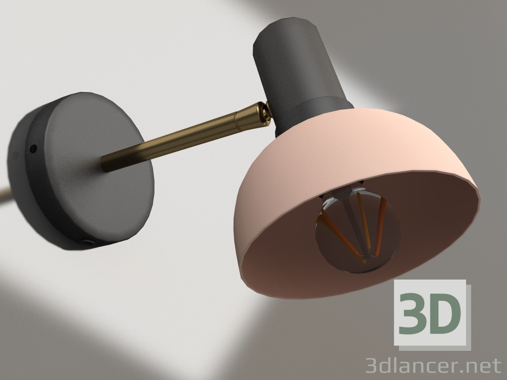 3d model Charlie wall lamp - preview