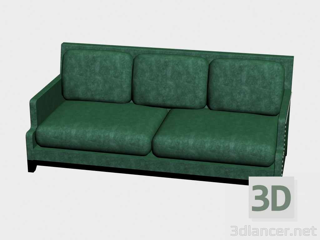 modèle 3D Double Sofa St. Louis - preview