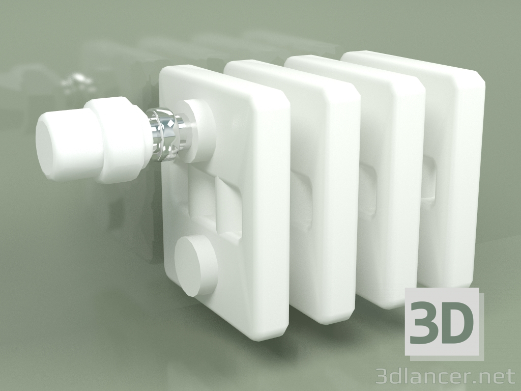 modèle 3D Radiateur Delta Laserline (DL4, H 155 mm, RAL - 9016) - preview