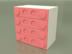 Chest of drawers (Coral)