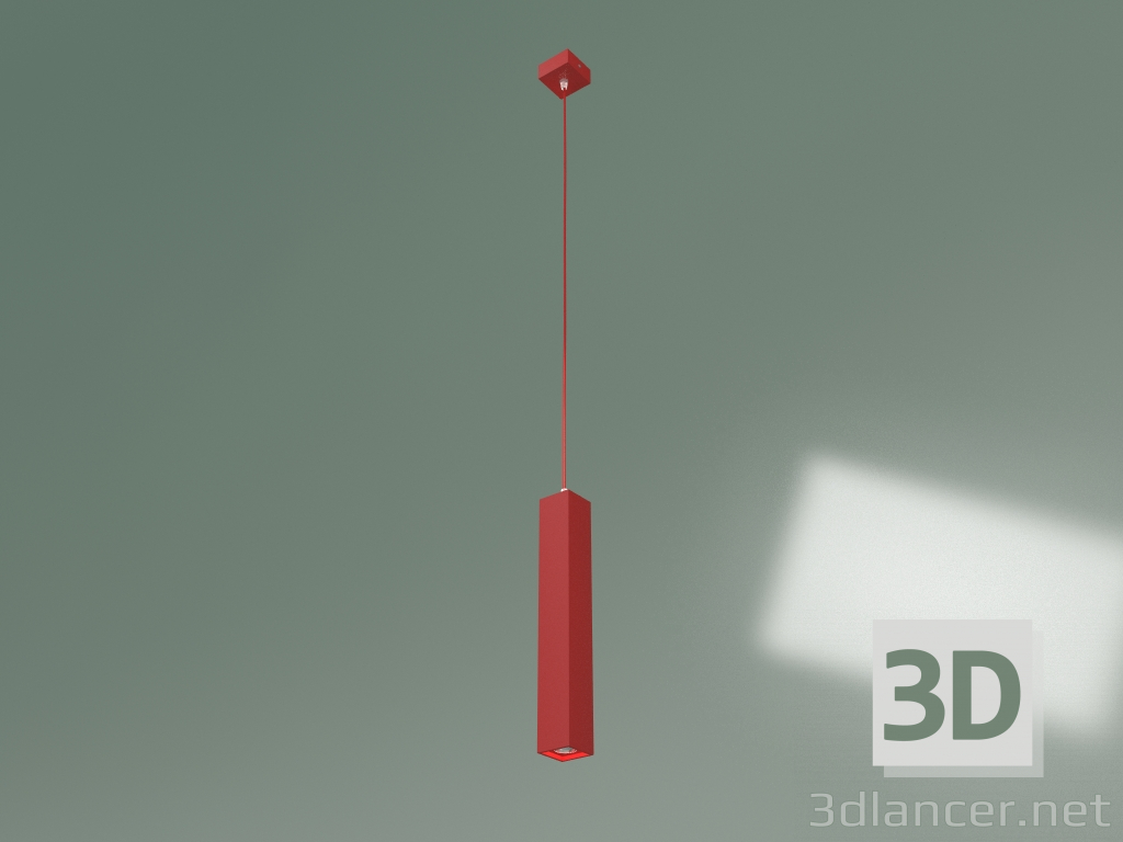 3d модель Підвісний світильник 50154-1 LED (червоний) – превью