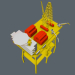 3D Modell Bohrturm. - Vorschau