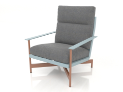 Клубное кресло (Blue grey)
