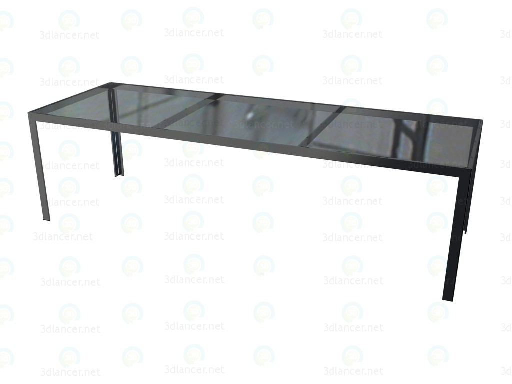 modello 3D Sala da pranzo tavolo 8 tbt255 - anteprima