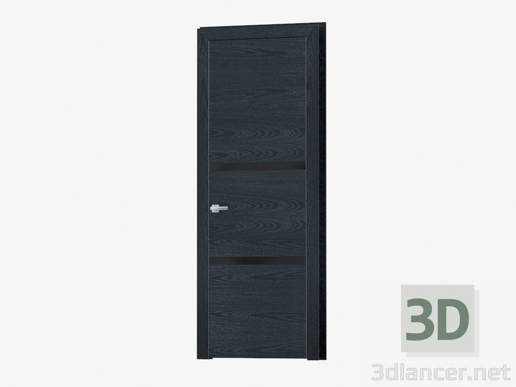 3d model Puerta de interroom (36.30 negro) - vista previa