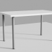 modèle 3D Table avec IKEA Linnmon - preview