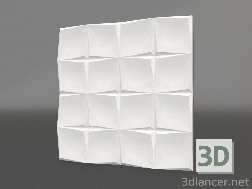 3D modeli 3 boyutlu panel M-38 - önizleme