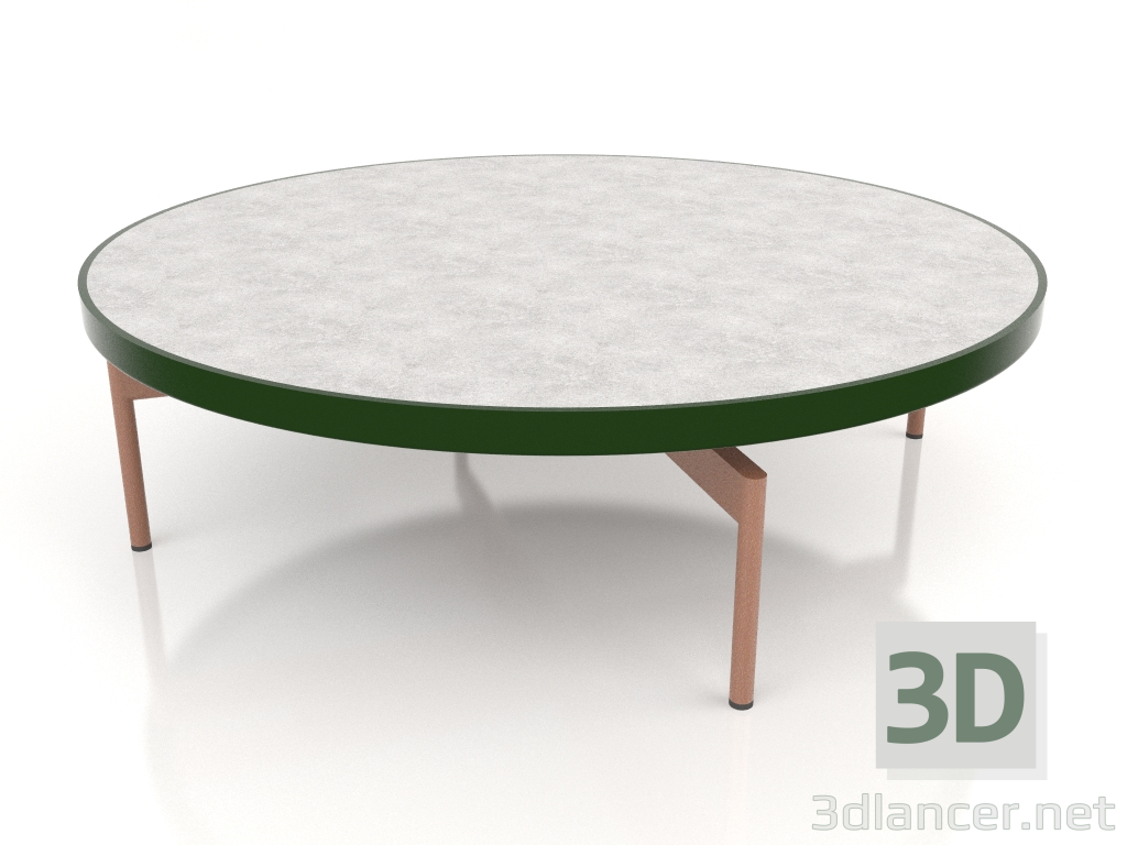 modèle 3D Table basse ronde Ø120 (Vert bouteille, DEKTON Kreta) - preview