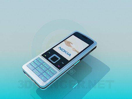 modello 3D Nokia 6300 - anteprima