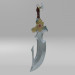 3D Fantezi Kılıç 4 modeli satın - render