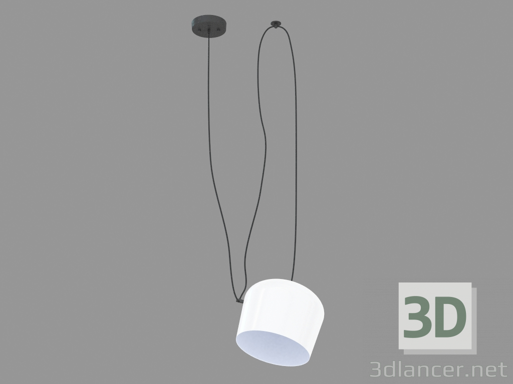 3d model Lámpara de techo (S111013 1B blanco) - vista previa