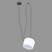 modello 3D lampada a sospensione (S111013 bianco 1B) - anteprima