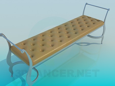 3D modeli Güzel yumuşak tezgah - önizleme