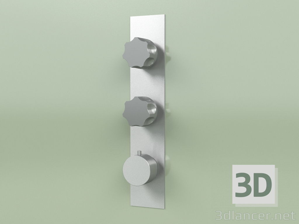 3 डी मॉडल 2 शट-ऑफ वाल्व के साथ थर्मोस्टेटिक मिक्सर सेट (17 89 0, AS) - पूर्वावलोकन
