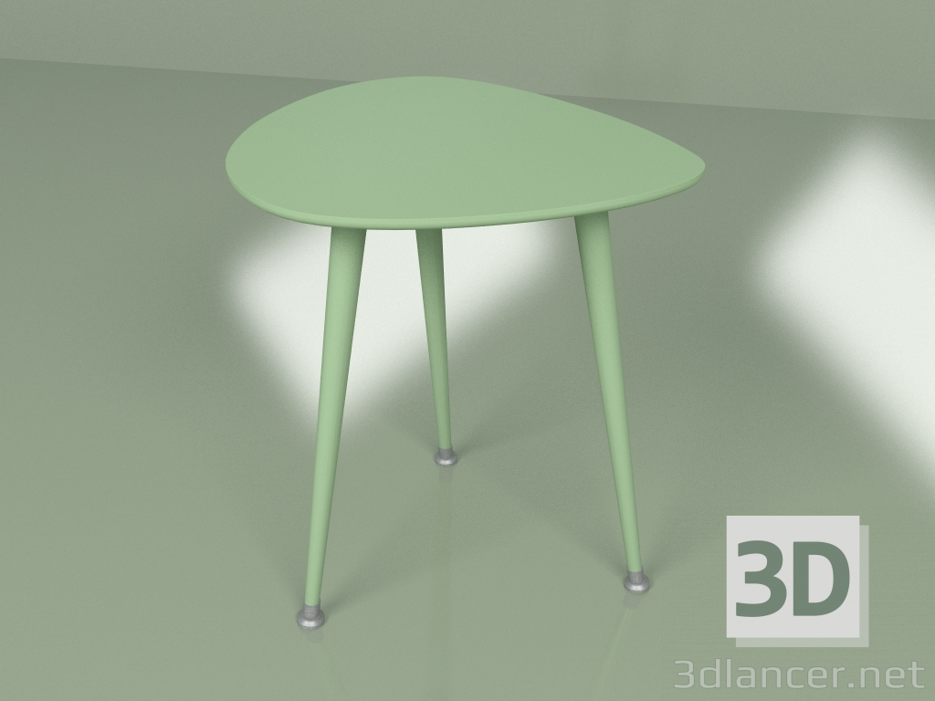 Modelo 3d Drop table lateral monocromático (tecla) - preview