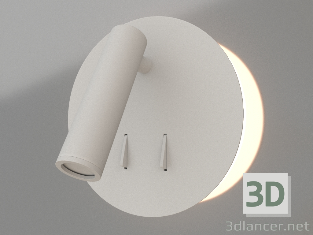modello 3D Lampada da parete (6080) - anteprima