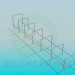 3d model Horizontal bar for playground - preview