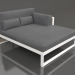 3d model XL modular sofa, section 2 right, high back (White) - preview