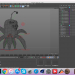 modèle 3D créature faible poly (Cinema 4D) - preview