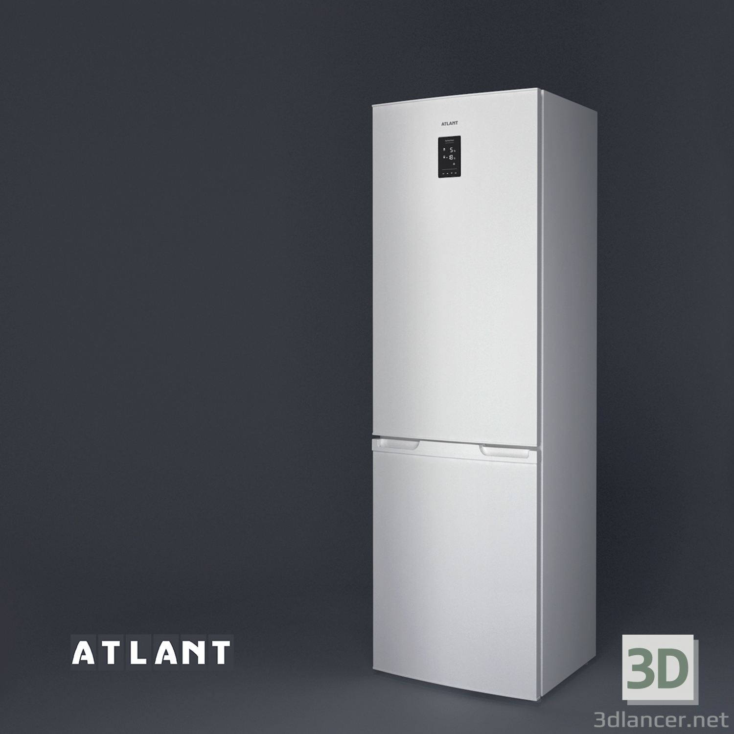 3D Modell Kühlschrank ATLANT XM 4424-ND. Neuheit von 2018! - Vorschau
