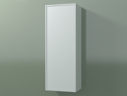 Wall cabinet with 1 door (8BUBСCD01, 8BUBСCS01, Glacier White C01, L 36, P 24, H 96 cm)