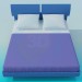 3d модель Кровать – превью