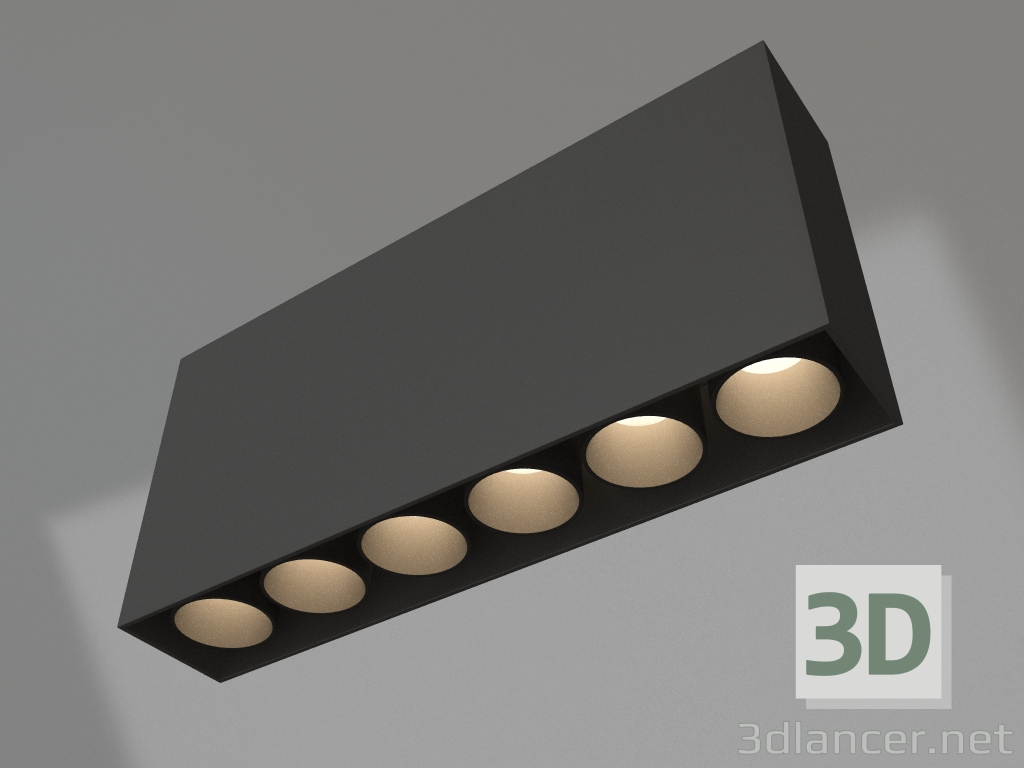 3D modeli Lamba SP-ORIENT-SURFACE-TC-S186x35-15W Warm3000 (BK, 30 derece, 230V) - önizleme