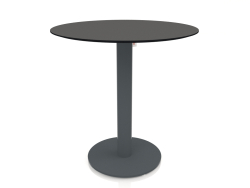 कॉलम लेग पर डाइनिंग टेबल Ø70 (एन्थ्रेसाइट)