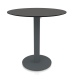 Modelo 3d Mesa de jantar com perna de coluna Ø70 (Antracite) - preview
