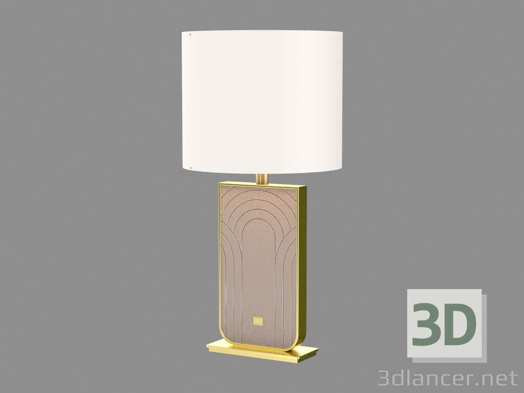 modèle 3D Lampe de table en style Art Déco Louis - preview