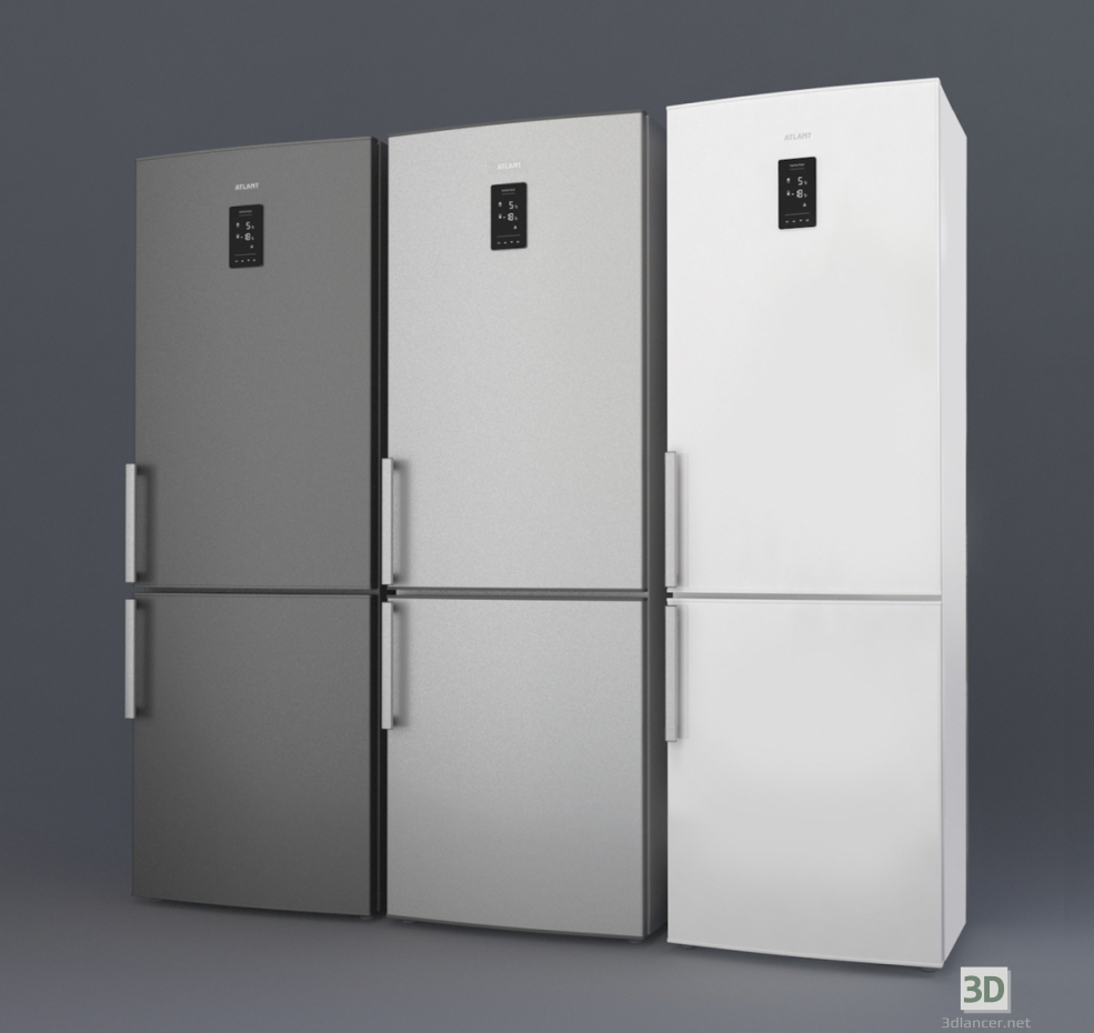3D Modell Kühlschrank ATLANT ХМ 4524ND - Vorschau