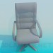 3d model boss's armchair - preview