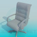 modèle 3D fauteuil de patron - preview