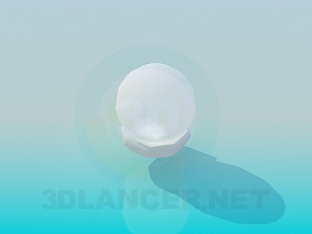 3D modeli Yuvarlak fener - önizleme