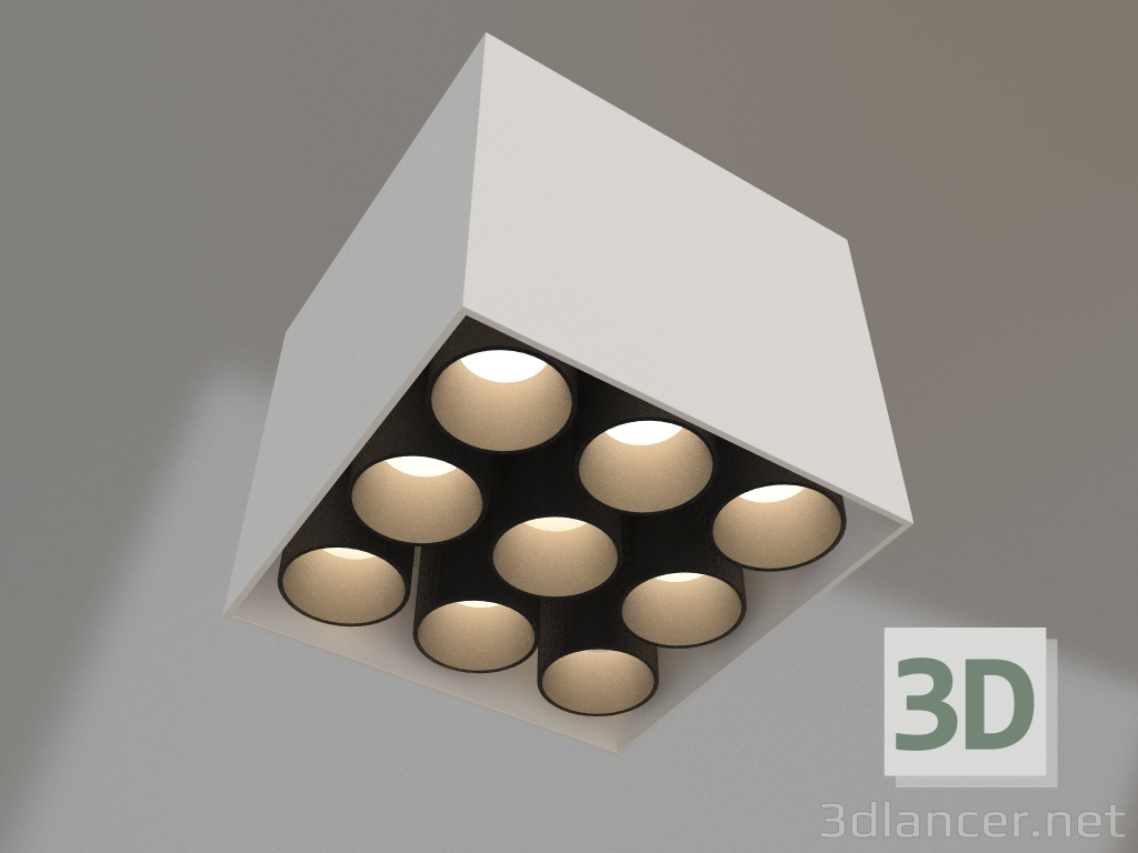 modèle 3D Lampe SP-ORIENT-SURFACE-TC-S95x95-20W Warm3000 (WH, 30 deg, 230V) - preview
