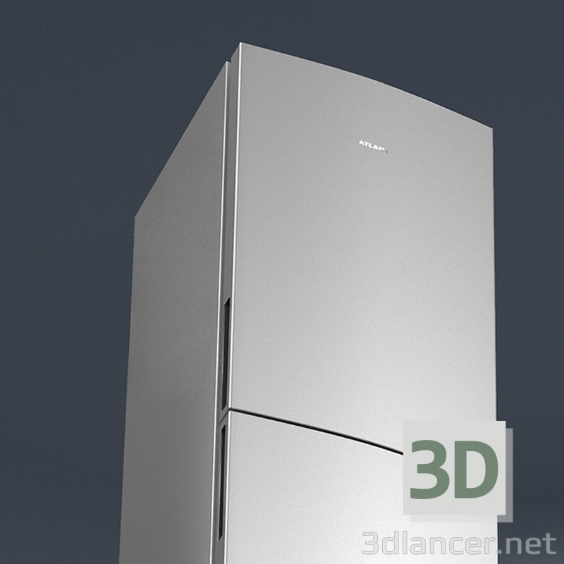 modèle 3D Nouveau modèle de réfrigérateur ATLANT 2018 ХМ-4624 - preview