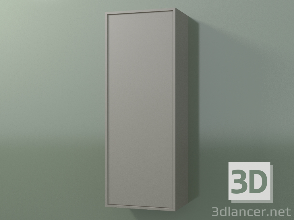 3d model Wall cabinet with 1 door (8BUBСCD01, 8BUBСCS01, Clay C37, L 36, P 24, H 96 cm) - preview
