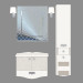 3D Modell Badezimmermöbel Venedig 65 - Vorschau
