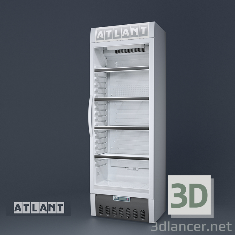 3d модель Торговий холодильник однокамерний ATLANT ХТ 1 006 – превью