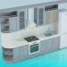 3d модель Кухонні меблі – превью