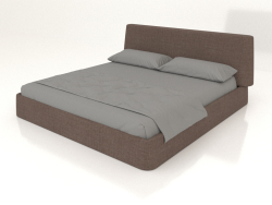 Ліжко двоспальне Picea 2000 (коричневий)