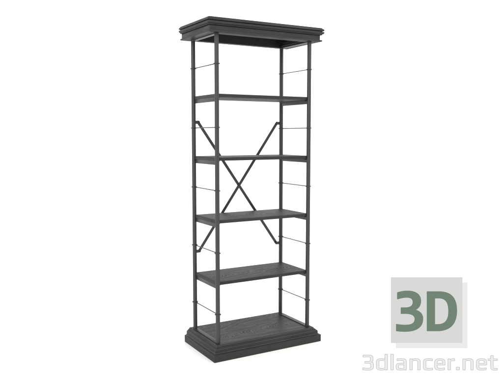 Modelo 3d Rack (1 seção) - preview