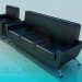 Modelo 3d Cadeira e sofá de couro - preview