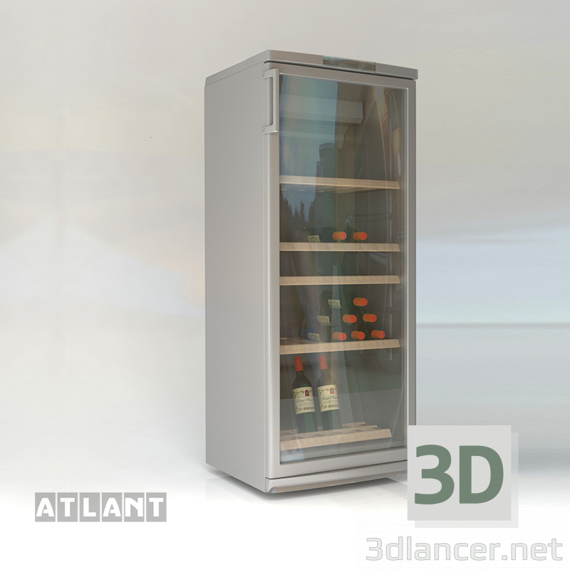 3D modeli Şarap soğutucusu ATLANT HT 1008 - önizleme