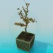 3d model The plant in a pot - preview