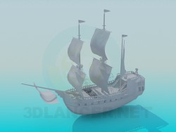Segelschiffsmodell