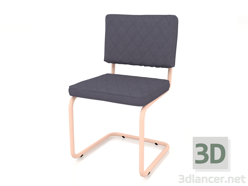 3d model Silla Diamond (Gris Pebble) - vista previa