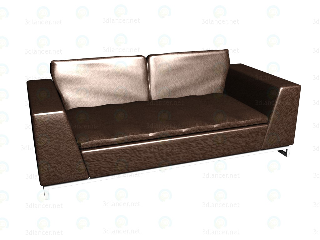 modello 3D Letto divano triplicare Avedon - anteprima