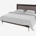 3D modeli Çift kişilik yatak BAILY (201.006) - önizleme