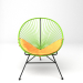 modello 3D di Acapulco Green Chair. Sim-Trade. comprare - rendering